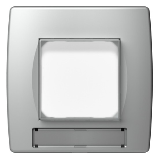 Rama decorativa IP44 argintiu 2M (intrerupator)