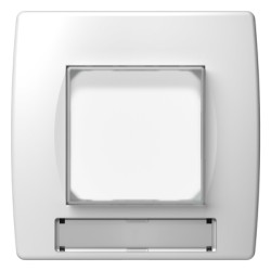 Rama decorativa IP44 alb 2M (intrerupator)