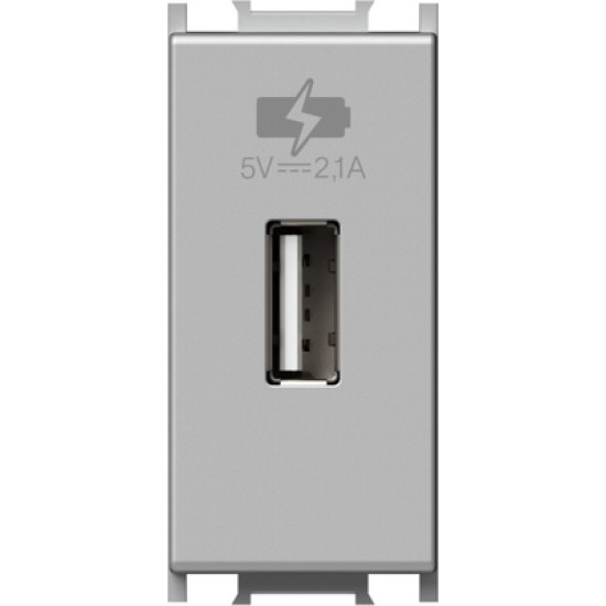 Modul Incarcator USB 1M argint