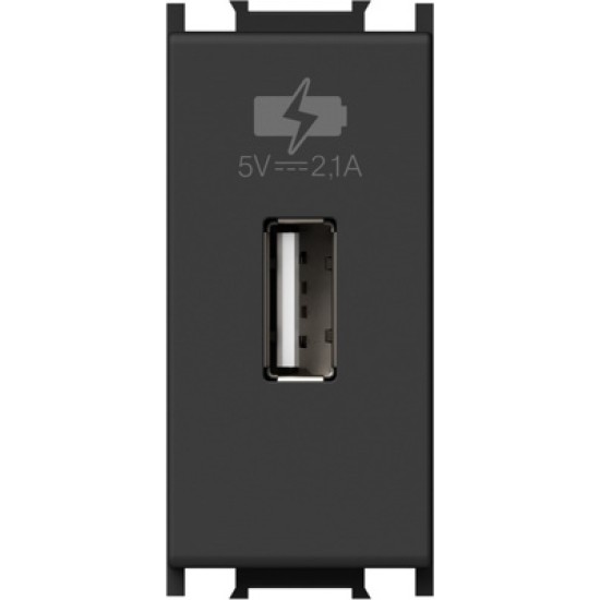 Modul Incarcator USB 5V 2,1A 1M negru