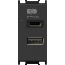 Modul Incarcator USB 5V 3,0A 1M negru