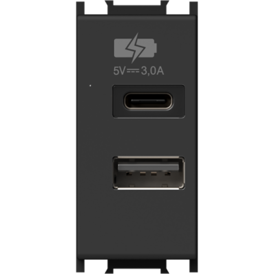 Modul Incarcator USB 5V 3,0A 1M negru