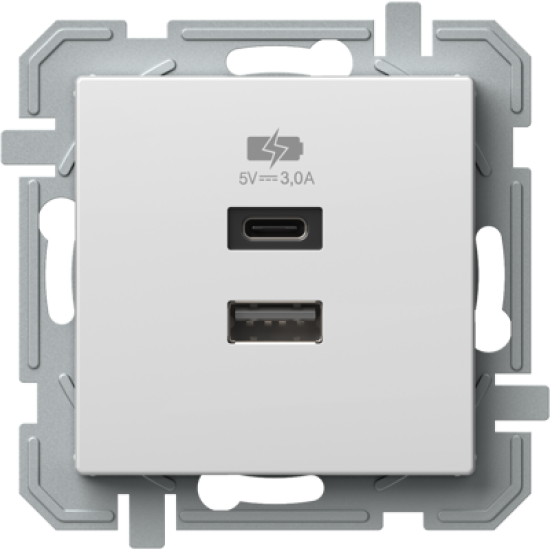 Logiq Incarcator USB 1P 5V 3,0A Alb