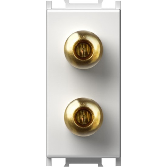 Modul Priza audio 1M alb