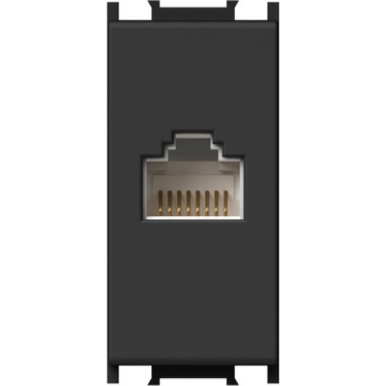 Modul Priza date cat.5 negru, Set 10 buc