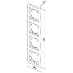 Ekonomik Rama cvadrup vert maro Ekonomik Rama cvadrup vert maro