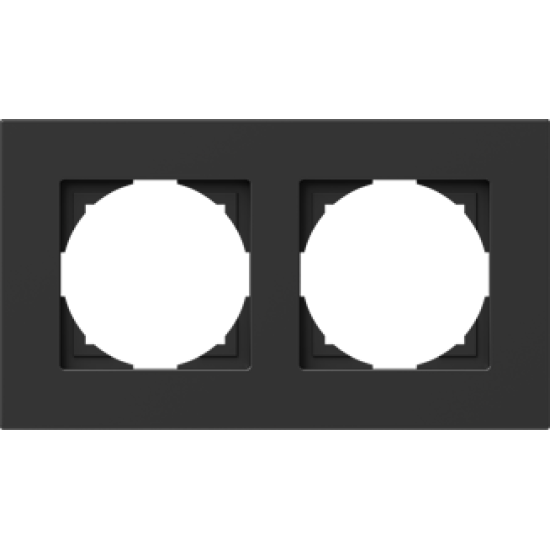 Logiq Flat Rama 2P Negru