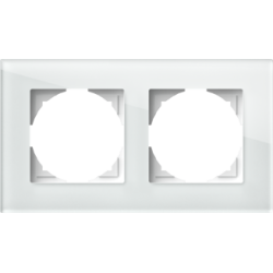 Logiq PRIME Rama decorativa 2P, sticla alba