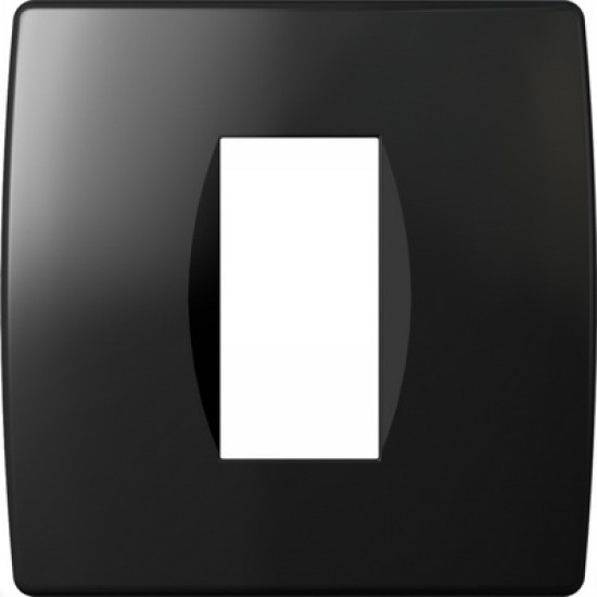 Modul Soft Rama 1/2M IP20 Negru Modul Soft Rama 1/2M IP20 Negru