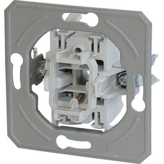 Ekonomik Buton Simplu 1P 10A IP20 Alb