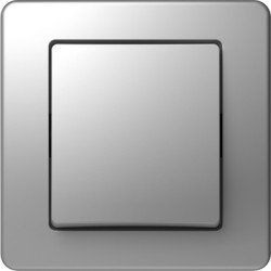 Ekonomik Buton Simplu 1P 10A IP20 Argintiu