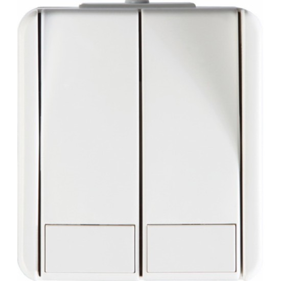 Fontana Int. Cap scara 2P 10A IP44 Alb