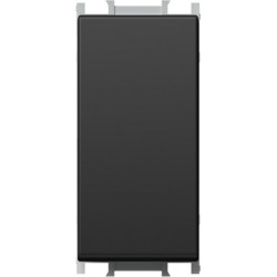 Modul Int. Simplu 1M 16A IP20 Negru, Set 10 buc Modul Int. Simplu 1M 16A IP20 Negru, Set 10 buc