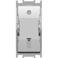 Modul Int. Simplu 1M 20A IP20 Alb, Set 10 buc
