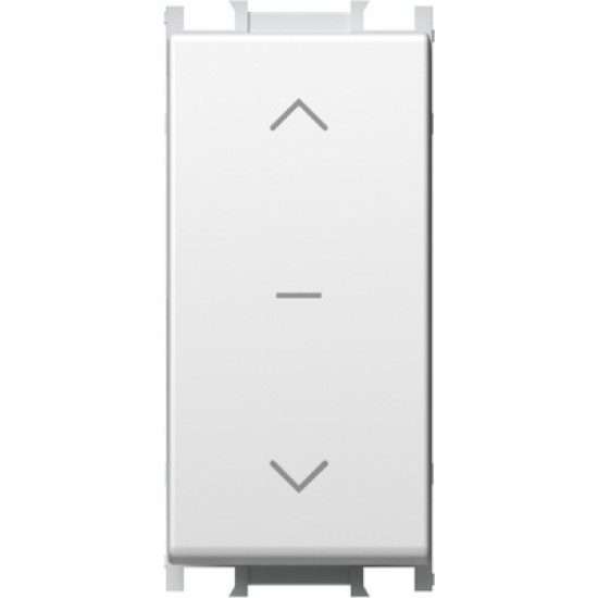 Modul Buton Actionare Storuri 1M 10A IP20 Alb