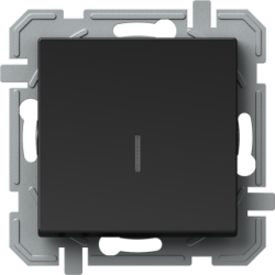 Întrerupator simplu cu indicator, negru