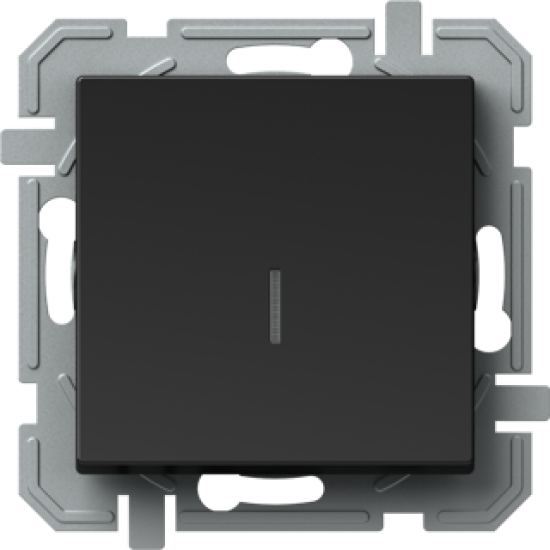Întrerupator simplu cu indicator, negru
