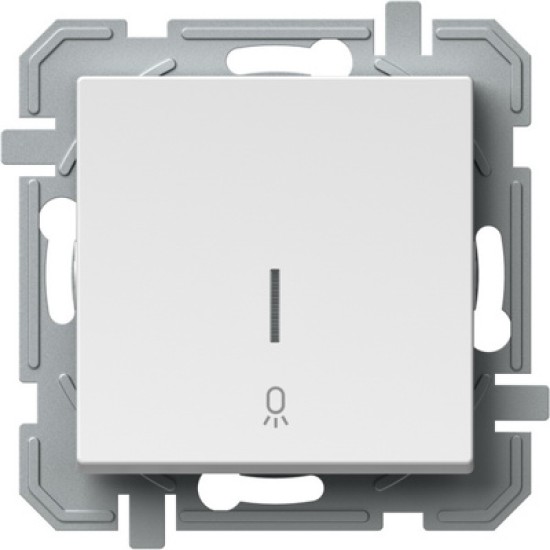 Logiq Buton Simplu cu indicator luminos + simbol lumina 1P 10A 250V Alb