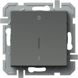 Logiq Intrerupator Bipolar cu indicator luminos 1P 16A 250V Antracit