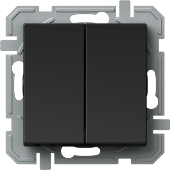 Logiq Intreruparor Dublu 10A 1P Negru