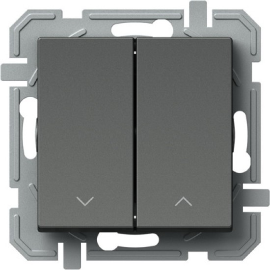 Logiq Buton Storuri Dublu 1P 10A 250V Antracit