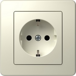 Ekonomik Priza SCHUKO 1P 16A ST IP20 Crem
