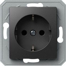 Ekonomik Priza SCHUKO 1P 16A ST IP20 Negru