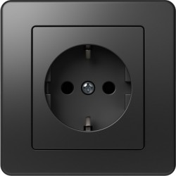 Ekonomik Priza SCHUKO 1P 16A ST IP20 Negru