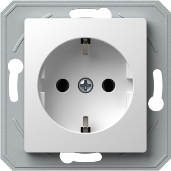 Ekonomik Priza SCHUKO 1P 16A ST IP20 Alb Ekonomik Priza SCHUKO 1P 16A ST IP20 Alb