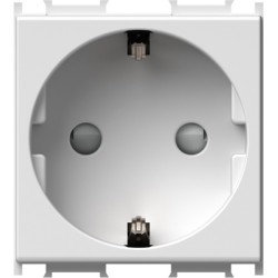 Modul Priza SCHUKO 1P 16A ST IP20 2M alb, set 10 buc