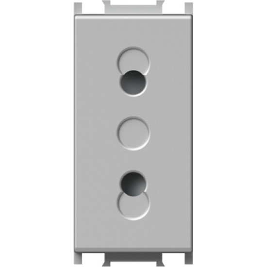 Modul Priza S. EURO 1M 10A ST IP20 Argintiu