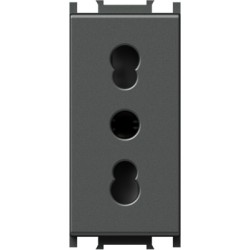 Modul Priza simp 16A 1m antracit negru