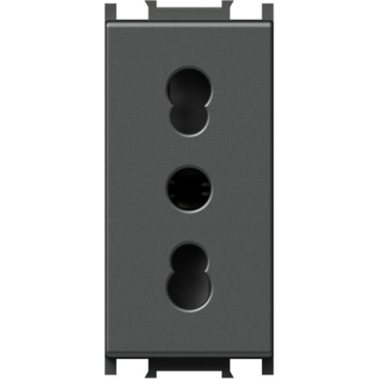 Modul Priza simp 16A 1m antracit negru