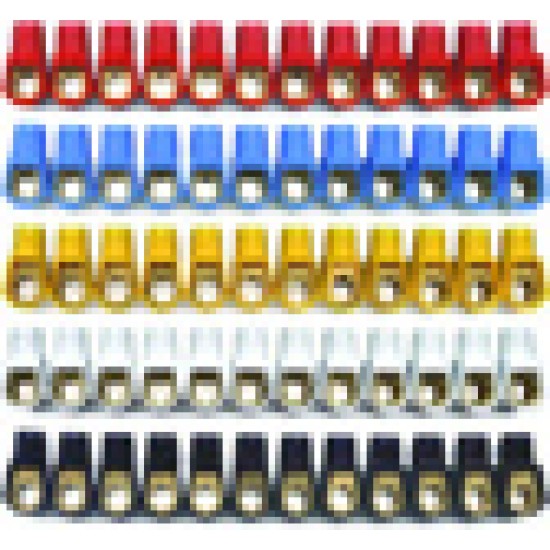 Cleme pe 1Rand PC 2x4 mm2 CO, Set 80 buc